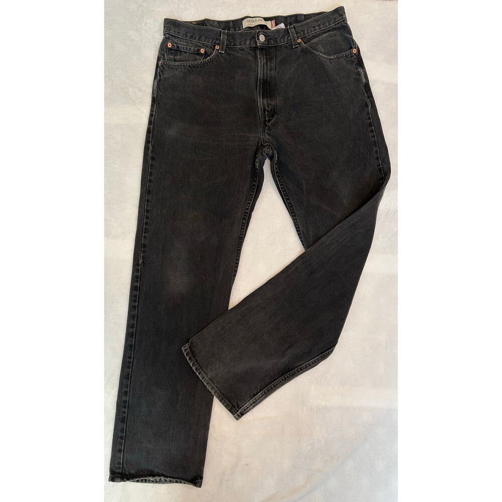 Y2K Levi's black regular fit jeans Mens Sz 38x34
